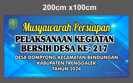 Musyawarah persiapan Bersih Desa