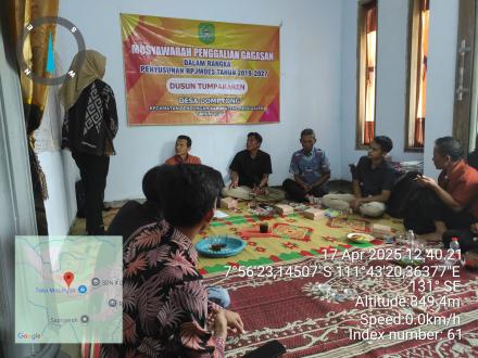 Musyawarah Dusun Tumpakaren dalam rangka penyusunan RPJMDes