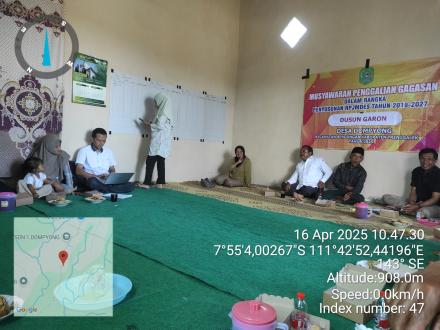 Musyawarah Dusun Garon dalam rangka penyusunan RPJMDes