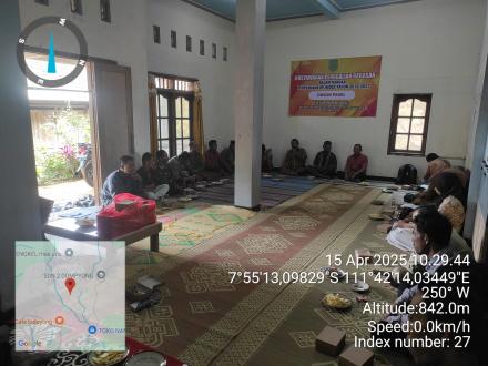 Musyawarah Dusun Pakel dalam rangka penyusunan RPJMDes