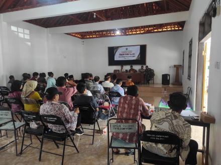 Musyawarah persiapan kegiatan bersih desa 